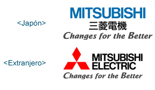 El logotipo de Mitsubishi de 2001 a 2013