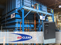 Air Clear LLC utiliza sistemas de accionamiento a medida en paquete de Mitsubishi Electric para el control de la contaminación