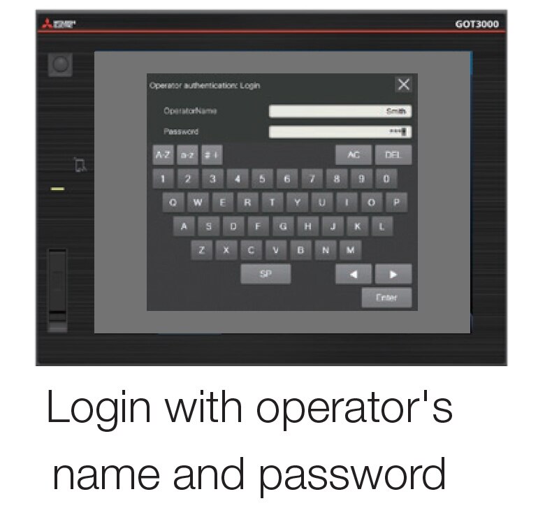 Iniciar sesión con el nombre y la contraseña del operador