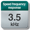 respuesta de frecuencia de velocidad: 3,5 kHz