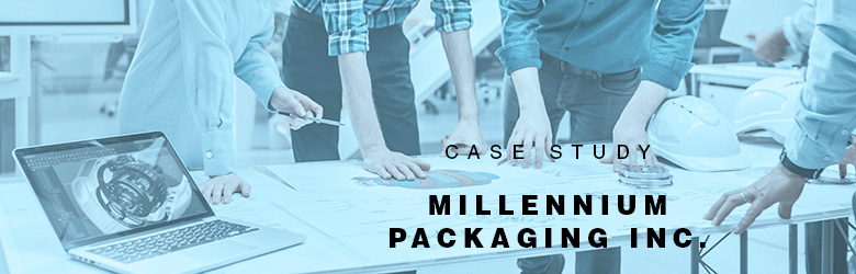 Banner del estudio de caso de Millennium Packaging